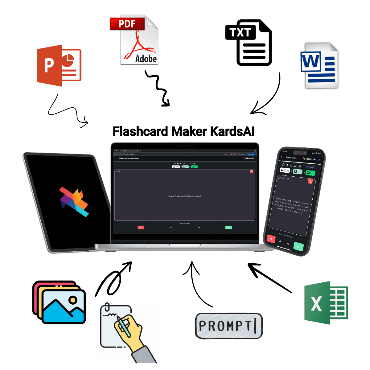 Turn Powerpoint into Flashcards