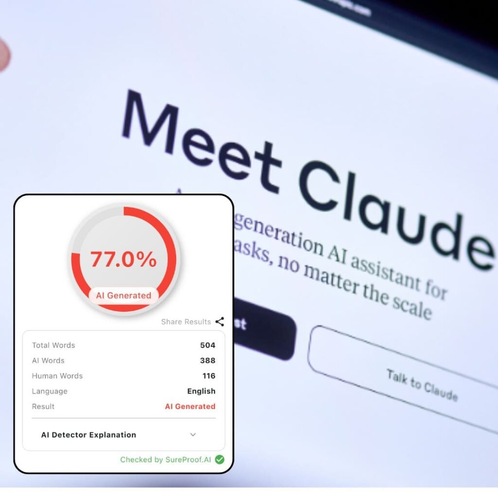claude essay ai detection